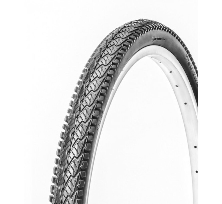 Btb Deli 24x1.95 50-507 zwart reflectie