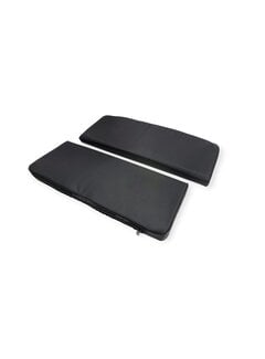 Bakfiets kussen 3 wieler set zwart