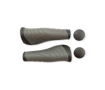 Xtrabike Handvatten Xtrabike grip II ergo zw-grij