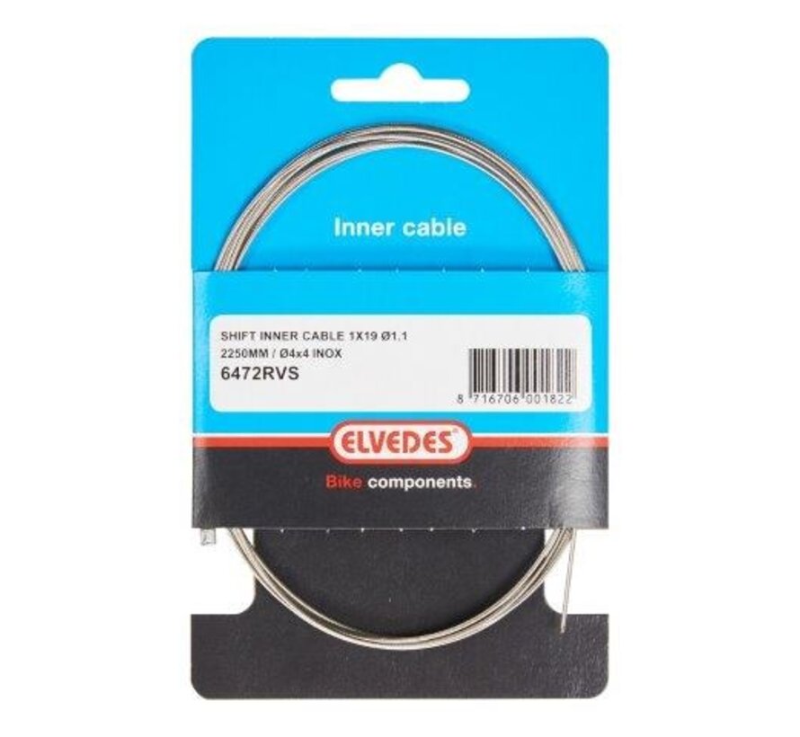 Binnenkabel Elvedes derailleur rvs