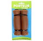 Handvatten Porteur leer bruin