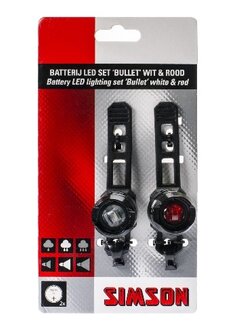 Simson Verlichtingset Simson bullet 1 led