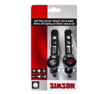 Simson Verlichtingset Simson bullet 1 led