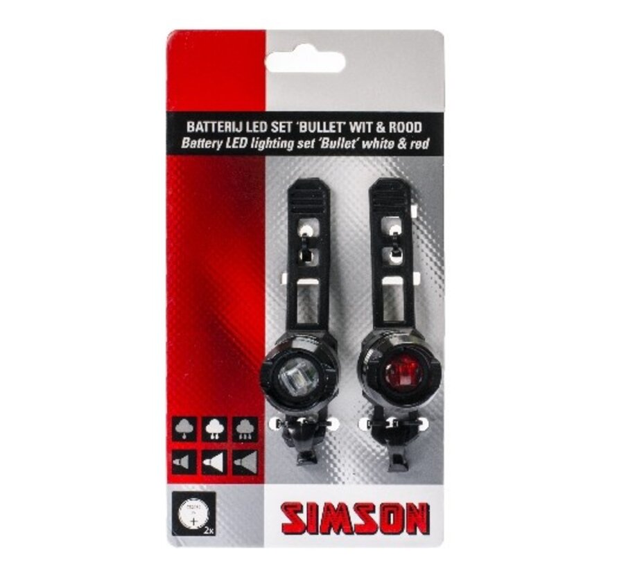 Verlichtingset Simson bullet 1 led
