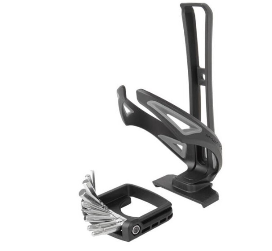 Bidonhouder met geintergreerd multitool