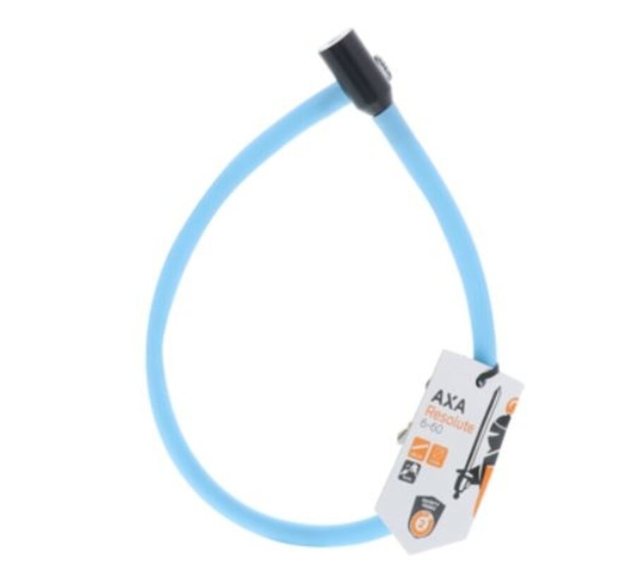 Slot Axa kabelslot resolute 60/6 ice blu