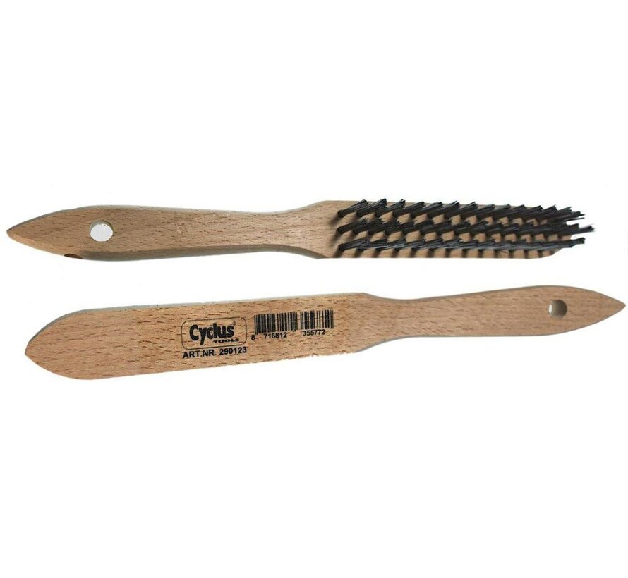 Staalborstel 3 rijen