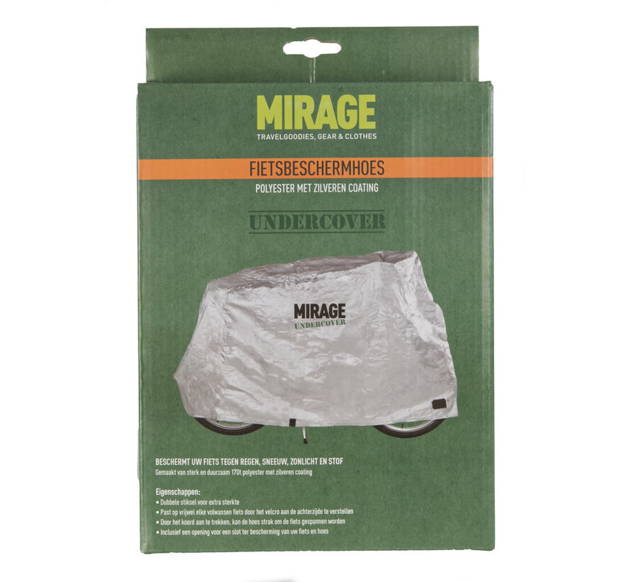 Hoes Mirage fietsbeschermhoes zilver