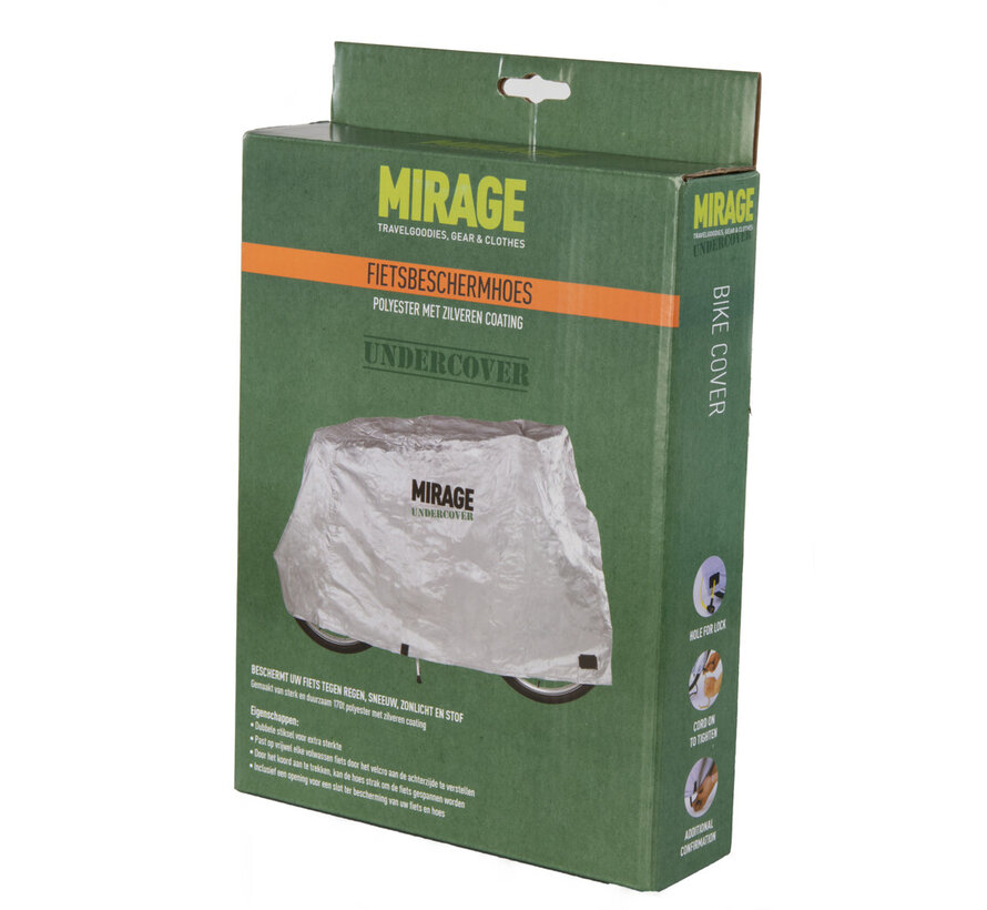 Hoes Mirage fietsbeschermhoes zilver