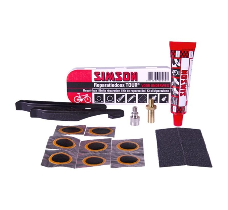 Reparatiedoos Simson tour