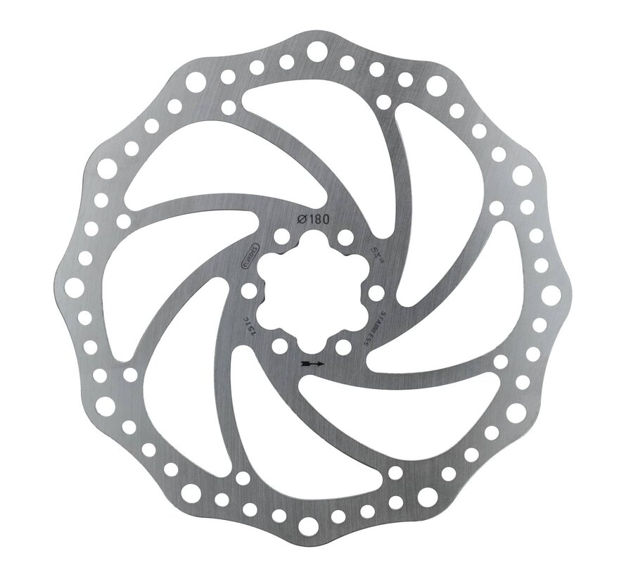 Remschijf Elvedes 180mm 6 noks sx 18