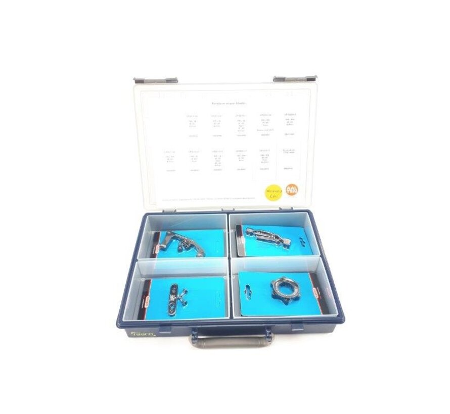 Onderdelenkoffer Elvedes adapters