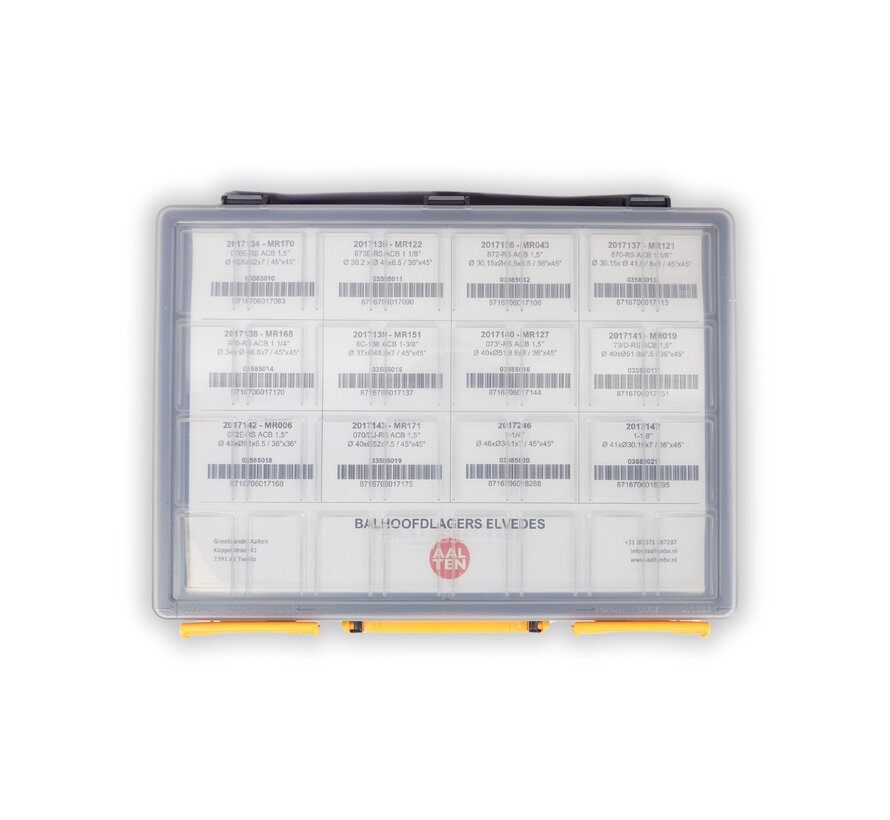 Onderdelenkoffer Elvedes balhoofdlagers