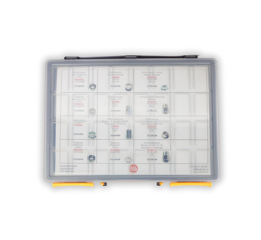 Onderdelenkoffer Shimano asmoeren