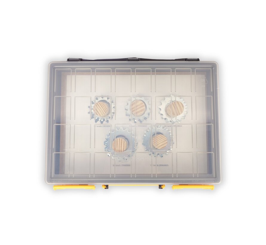 Onderdelenkoffer Xtrabike tandwielen