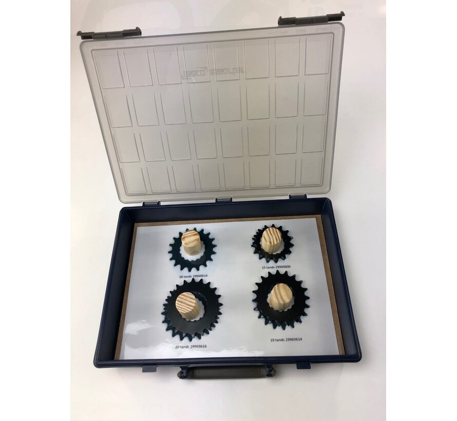 Onderdelenkoffer Xtrabike tandwielen