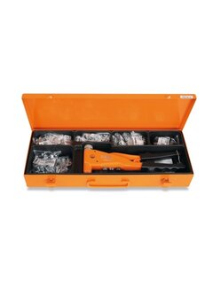 Beta Tools Blindklinktang set met 400 stalen nagels