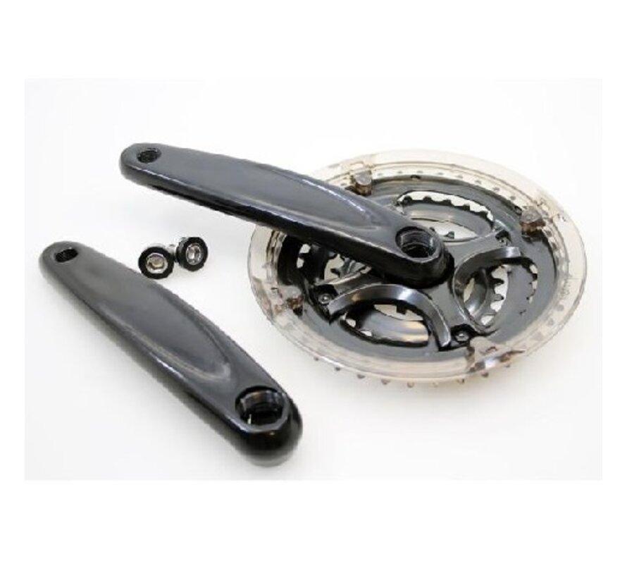 Crankstel lasco 3v 24T/34T/42T alu