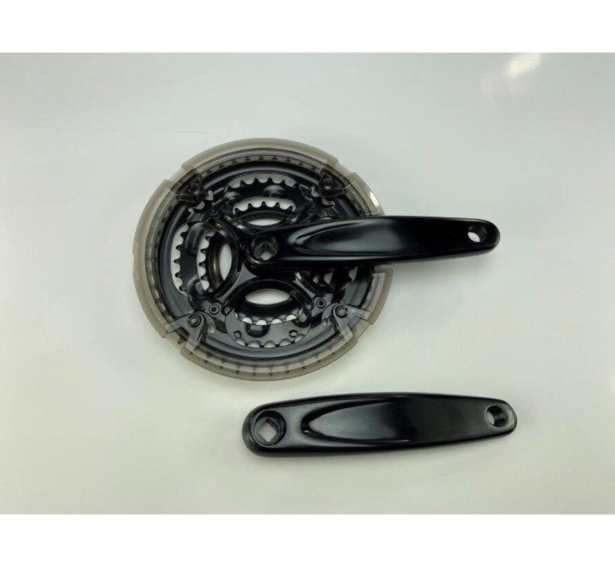 Crankstel lasco 3v 28T/38T/48T alu