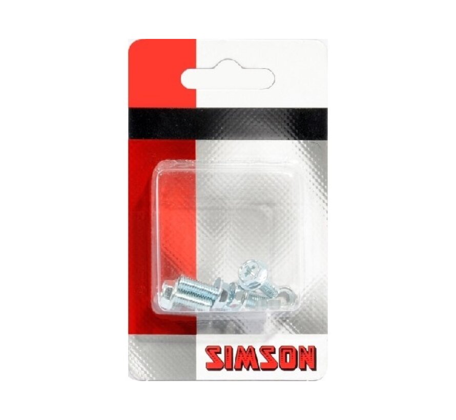 Spatbordboutjes Simson 5x12mm
