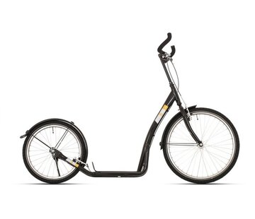 Autoped Bike 2 Go 20/24" zwart