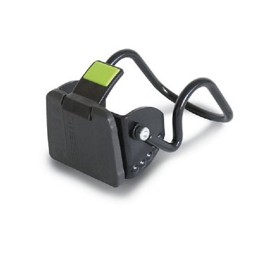 Mandhouder staal zwart afneembaar