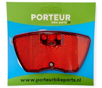 Porteur Achterlicht Porteur drager 3 led 80mm