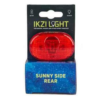 IKZI Achterlicht Ikzi Light 3 led rood ovaal
