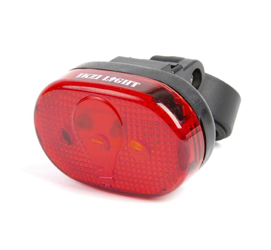 Achterlicht Ikzi Light 3 led rood ovaal
