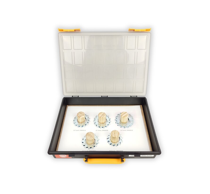 Onderdelenkoffer Xtrabike tandwielen