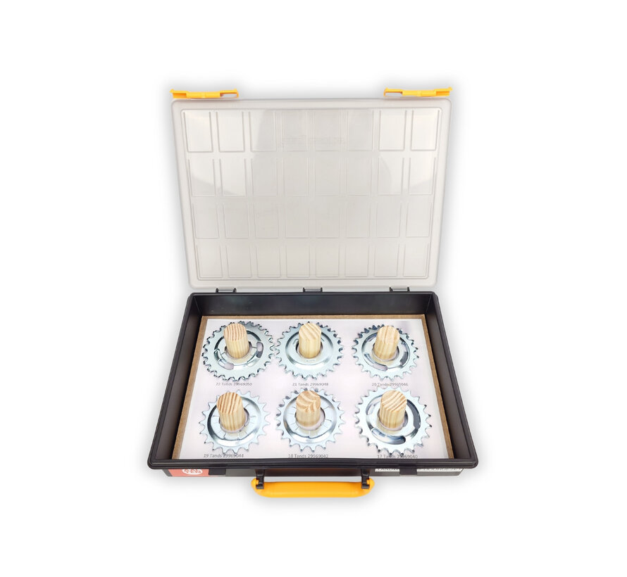 Onderdelenkoffer Xtrabike tandwielen