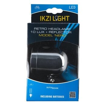 IKZI Koplamp Ikzi Light nero zilver 10 lux