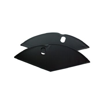 Jasbeschermer 28 mat zwart lakdoek