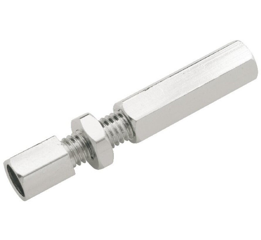 Kabelschroefstelbout m6 messing