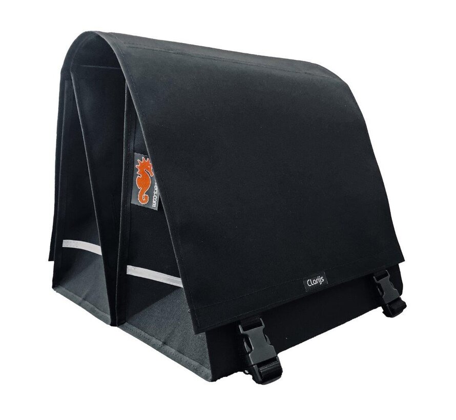 Tas Clarijs dubbel Xcelent xl zwart