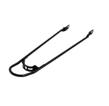 Spatbordstang bumper 28sp matzwart