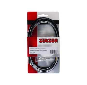 Simson Versnellingskabel Simson uni zwart