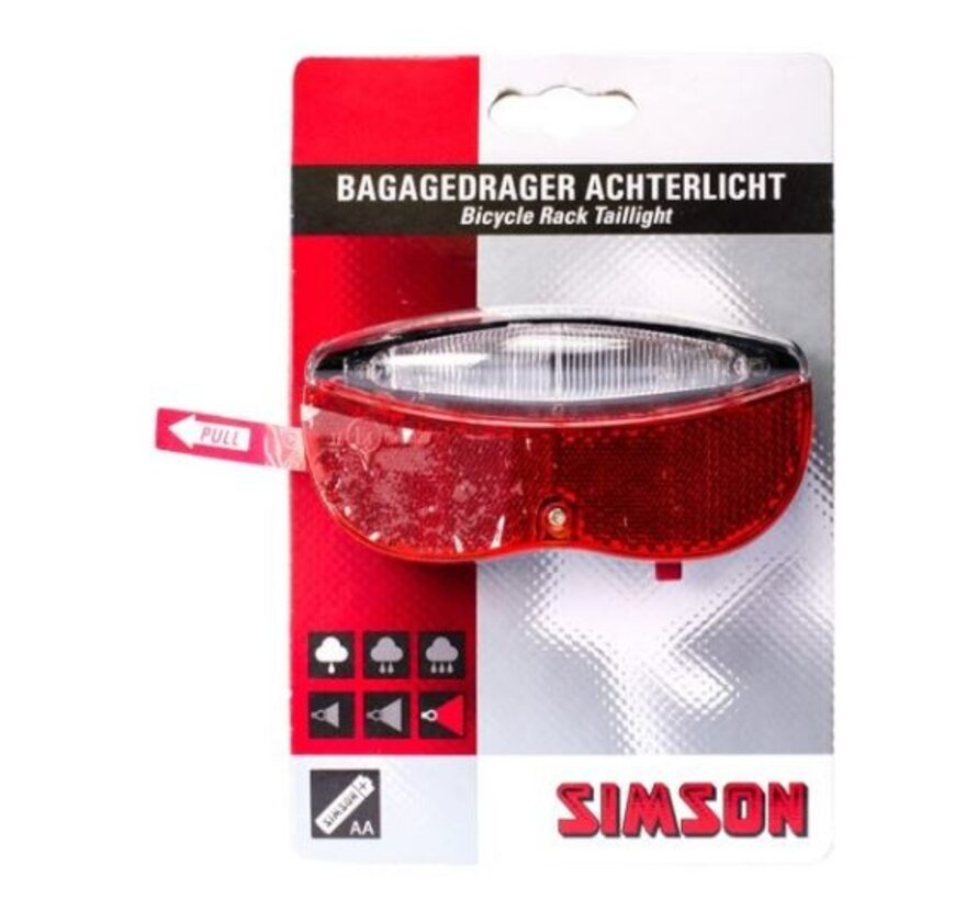 Achterlicht Simson drager