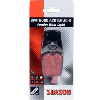 Simson Achterlicht Simson spatbord 1 led