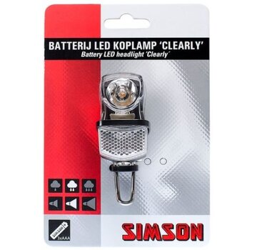 Simson Koplamp Simson clearly 7 lux batterij