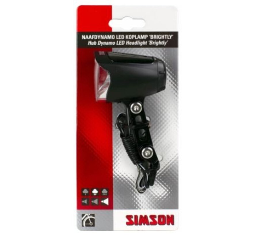 Koplamp Simson naafdynamo brightly