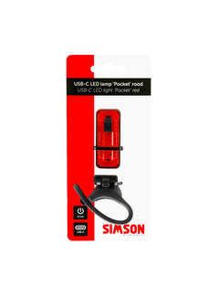 Simson Achterlicht Simson Pocket rood led
