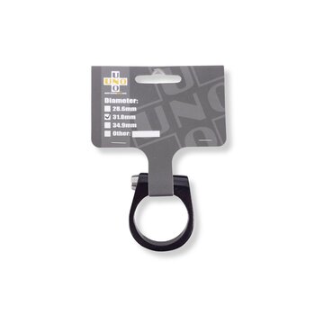 Xtrabike Zadelpenklem Xtrabike alu 31.8 zwart