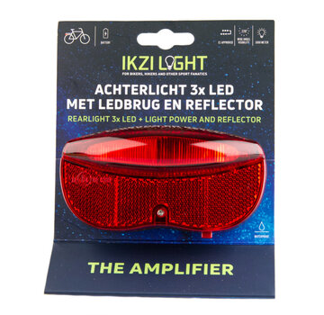 IKZI Achterlicht Ikzi Light 3 led drager 80mm