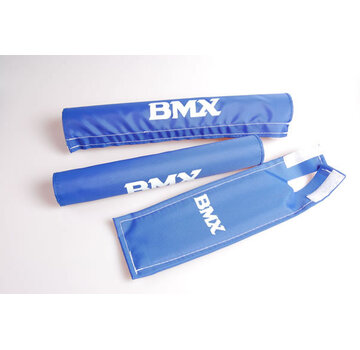 Pad set bmx blauw beschermer
