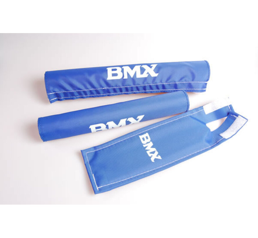 Pad set bmx blauw beschermer
