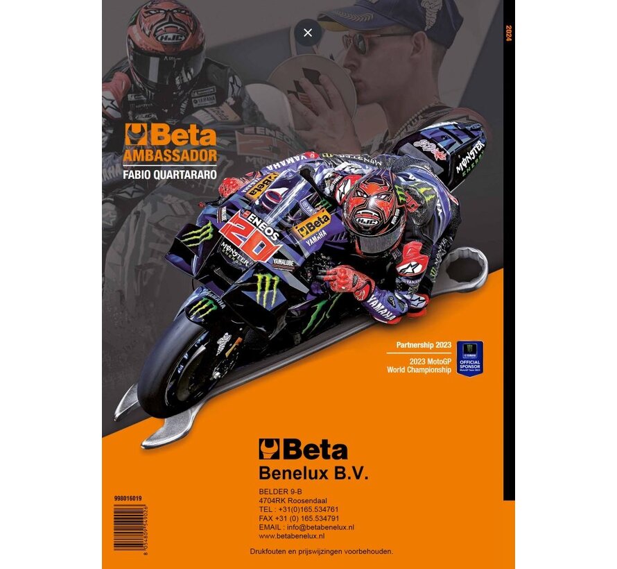 Catalogus Beta-Tools action