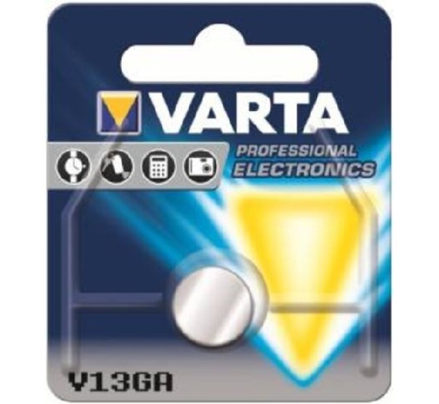 Batterij Varta V13GA a76 11x5.5 LR44