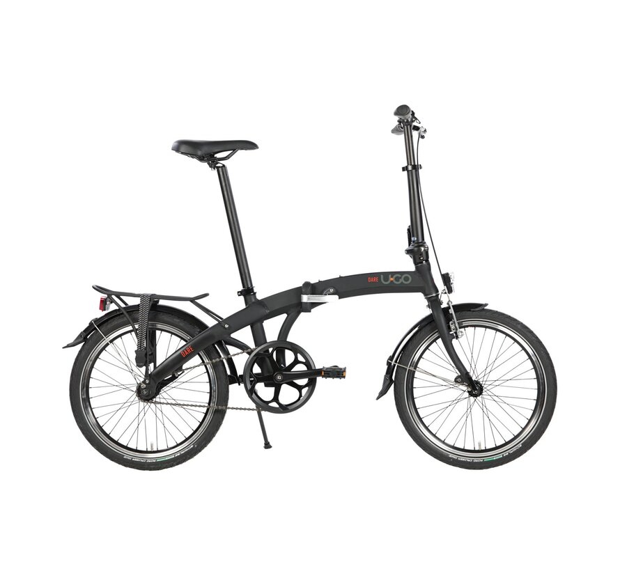 Vouwfiets U Go 20" Dare S1 smoke black