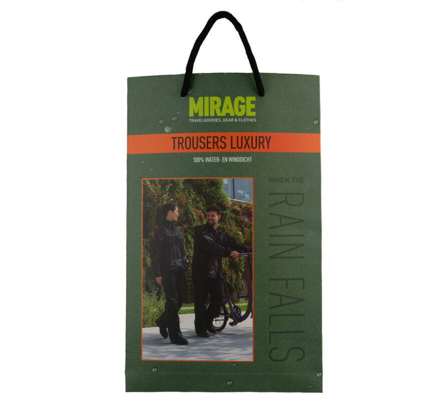 Regenbroek Mirage S zwart